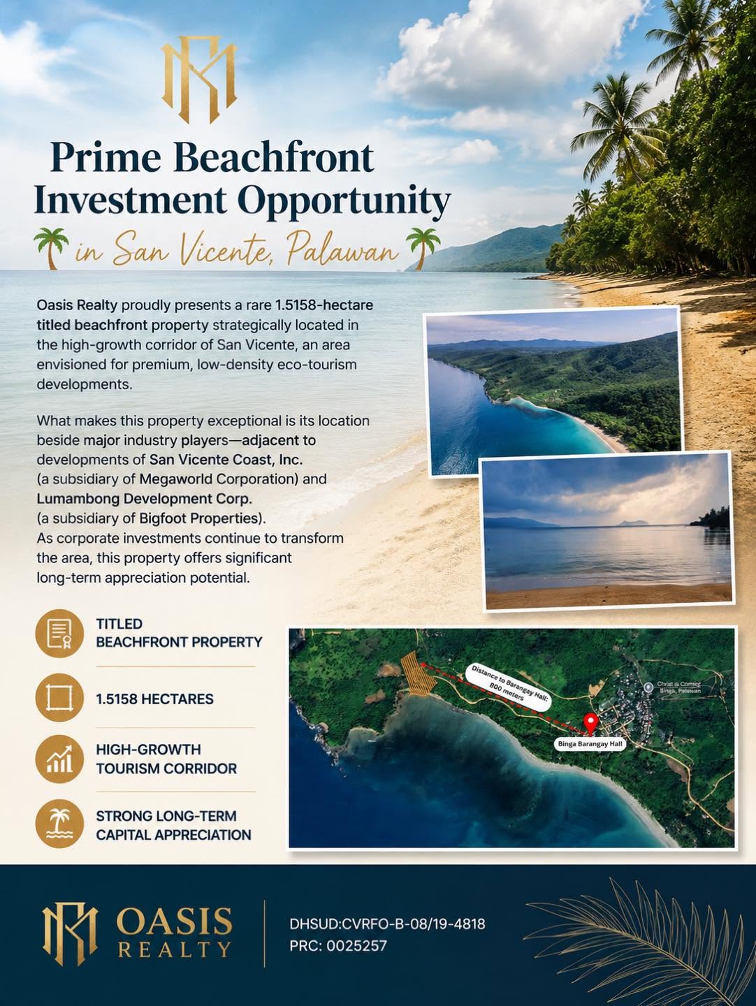  Own a piece of Palawan’s future.
